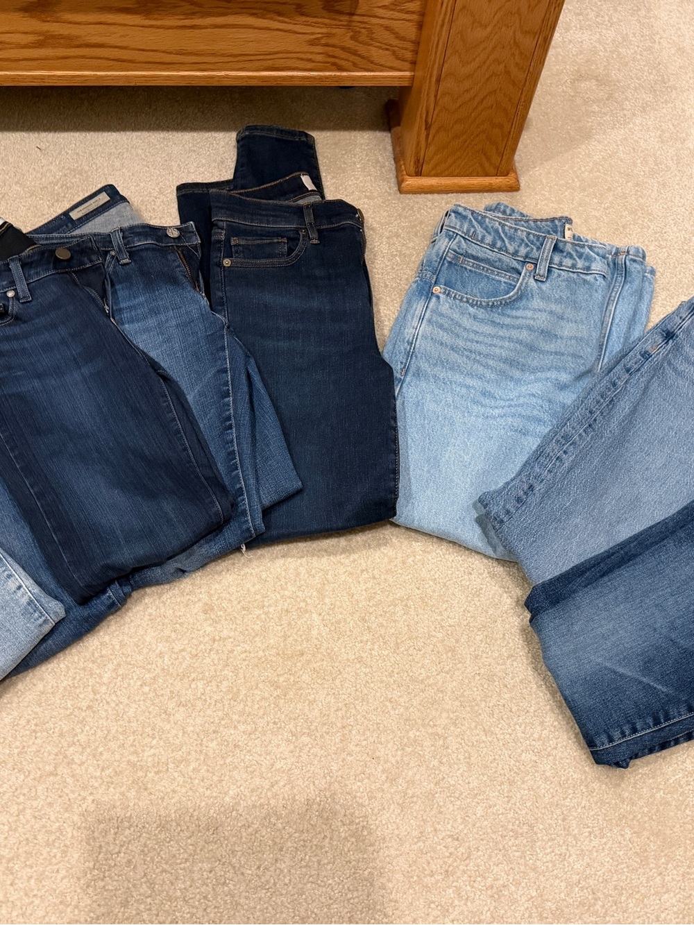 Designer jeans bundle. Eight pairs of designer jeans. All size 26.